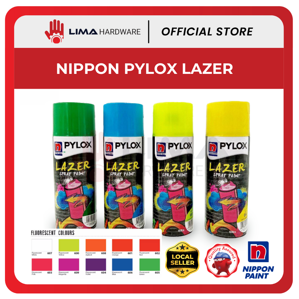 NIPPON Pylox Laser, Spray Paint, Cat Sembur 400CC | Shopee Malaysia