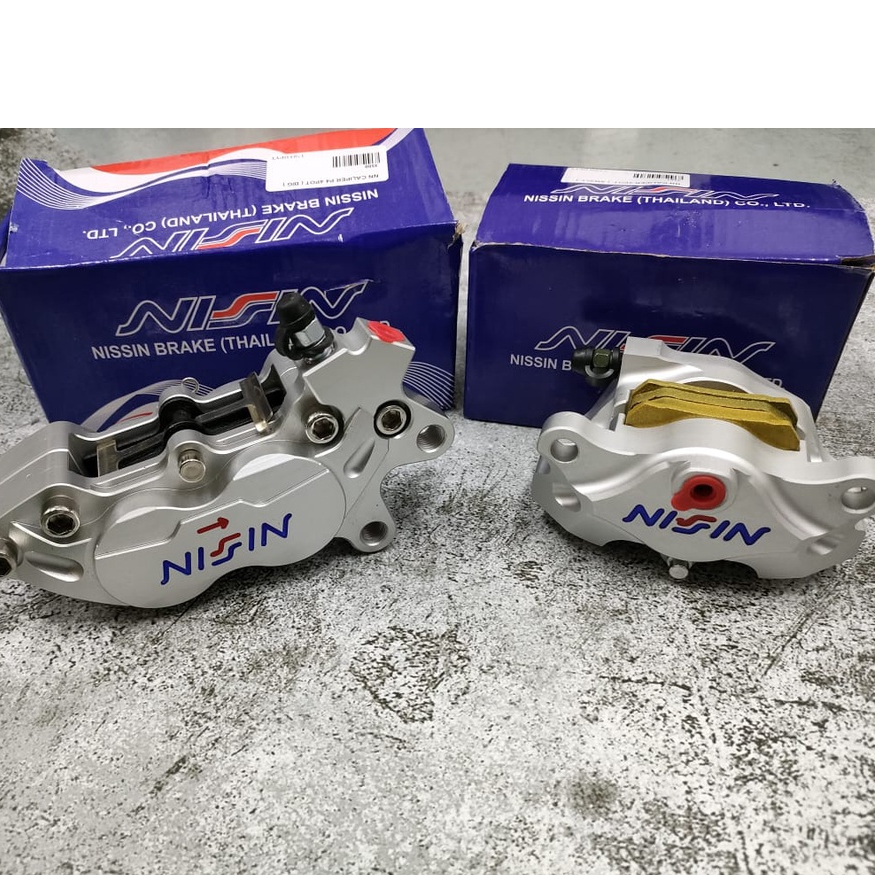 NISSIN Brake Caliper Front 4Pot and 2Pot Caliper SET Front Rear ...