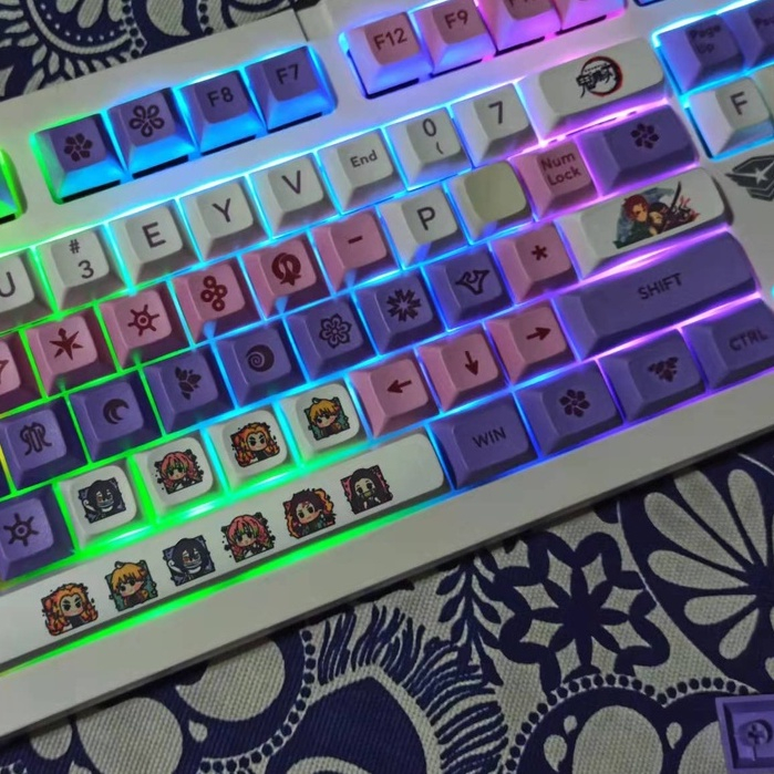 DEMON SLAYER Sublimation Keycap XDA Mechanical Keyboard (1U Keycap ...
