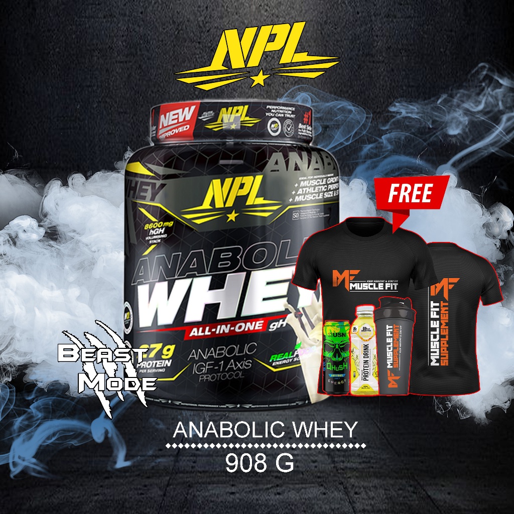 NPL Anabolic Whey Gh All In One 2 lbs/908 g | Shopee Malaysia