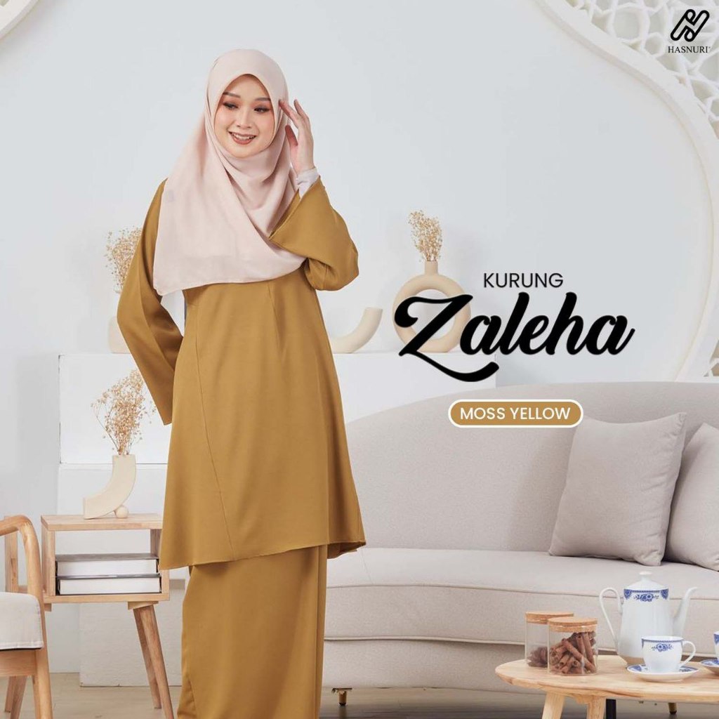 HASNURI Baju Kurung Zaleha V1 | Baju Kurung Pahang Klasik Pesak Gantung ...