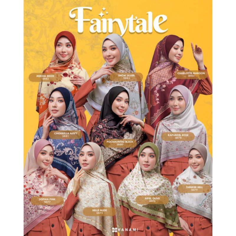 💥 BAWAL SATIN SQUARE & INSTANT FAIRYTALE By Hijabs Hanami 💥 | Shopee ...