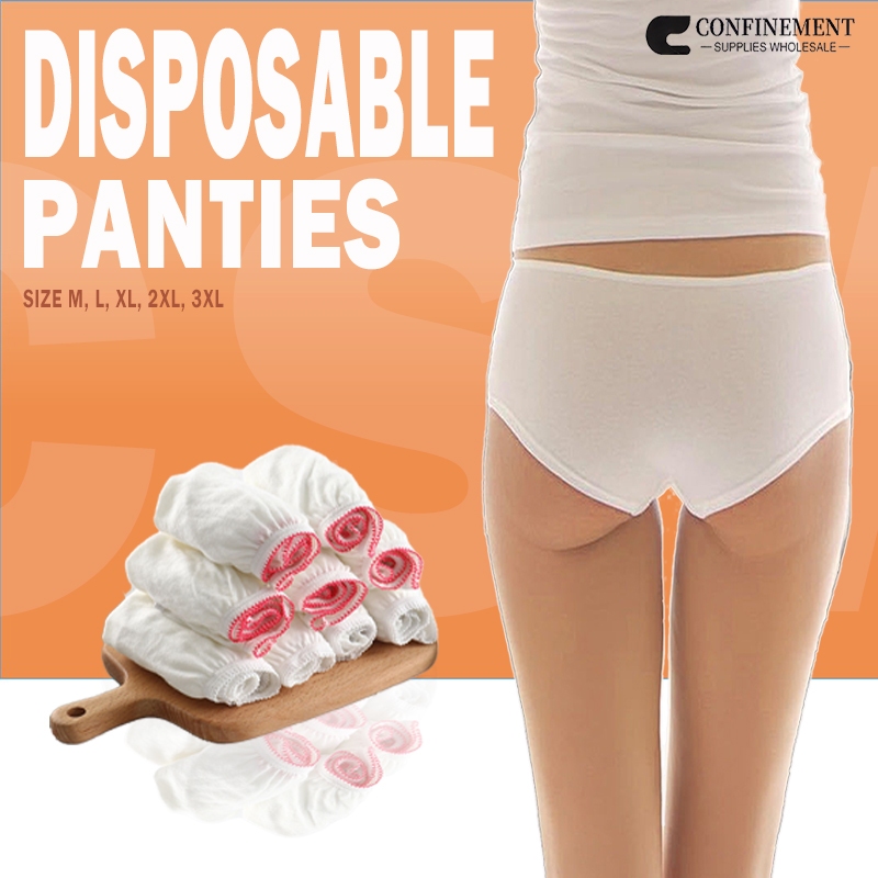 Cotton Disposable Panties Maternity Panties Travel Panties Plus Size