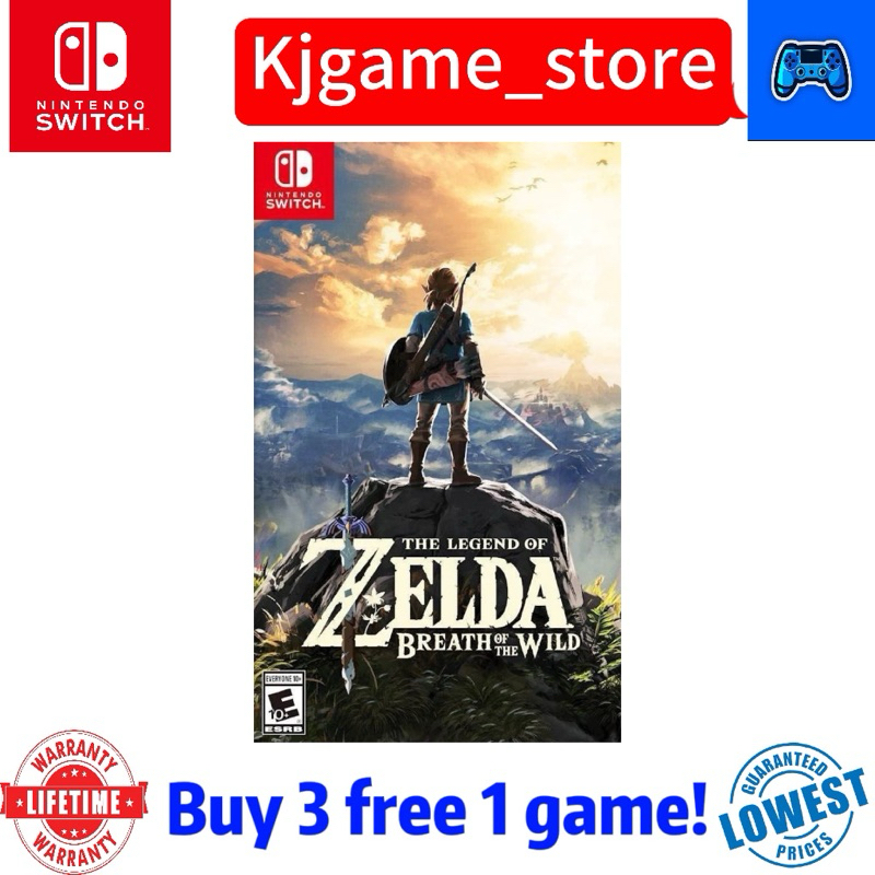 Nintendo switch game zelda deals breath of the wild