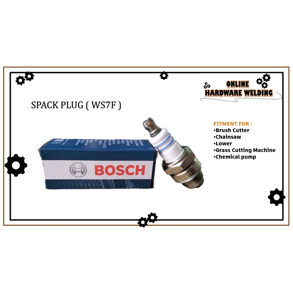 BOSCH SPARK PLUG [ WS7F ] For Machine ***CHAIN SAW***STANDERT