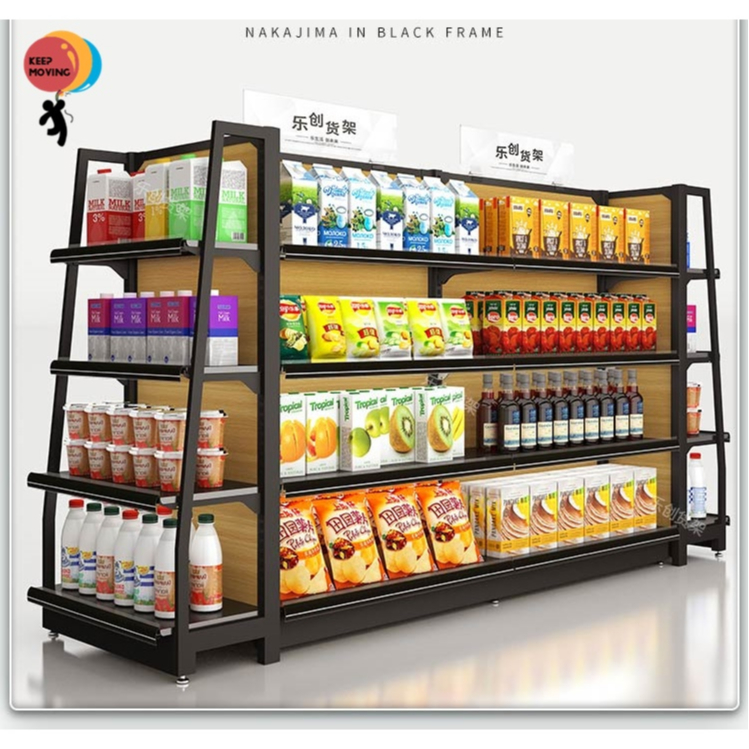Display Rak Rak Paparan Supermarket Rack Shelves Convenience Store ...