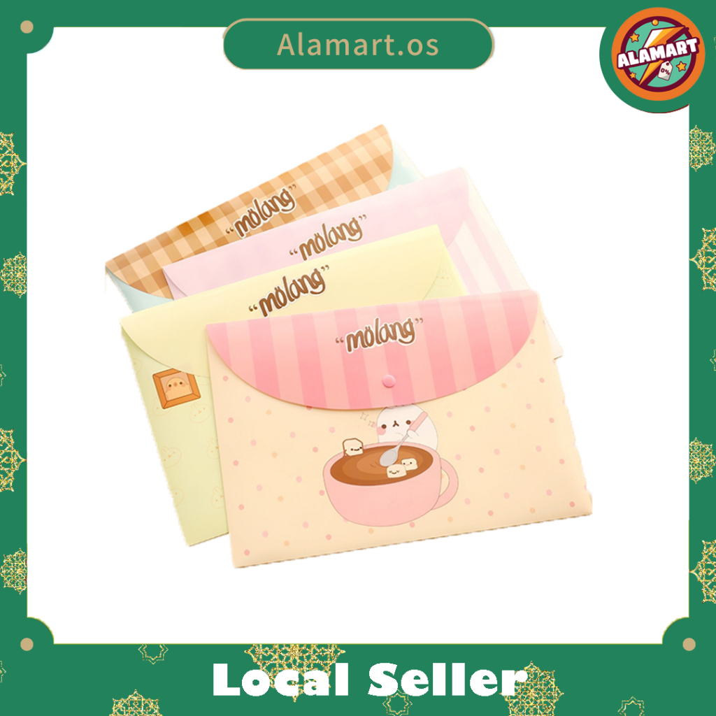 Cute Cartoon A4 File Bag 可爱卡通A4文件袋 | Shopee Malaysia