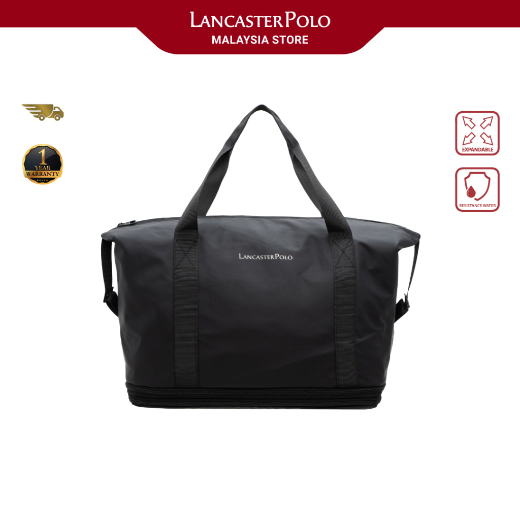 Lancaster Polo Black Color Water Resistant Double Expandable