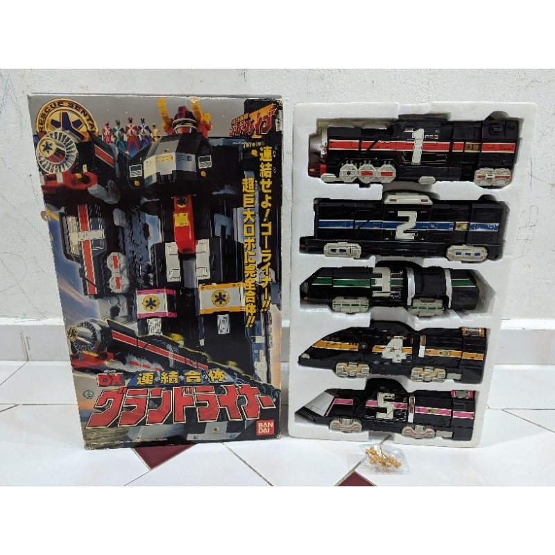 Bandai Power Rangers LightSpeed Rescue DX Grand Liner Super Train ...