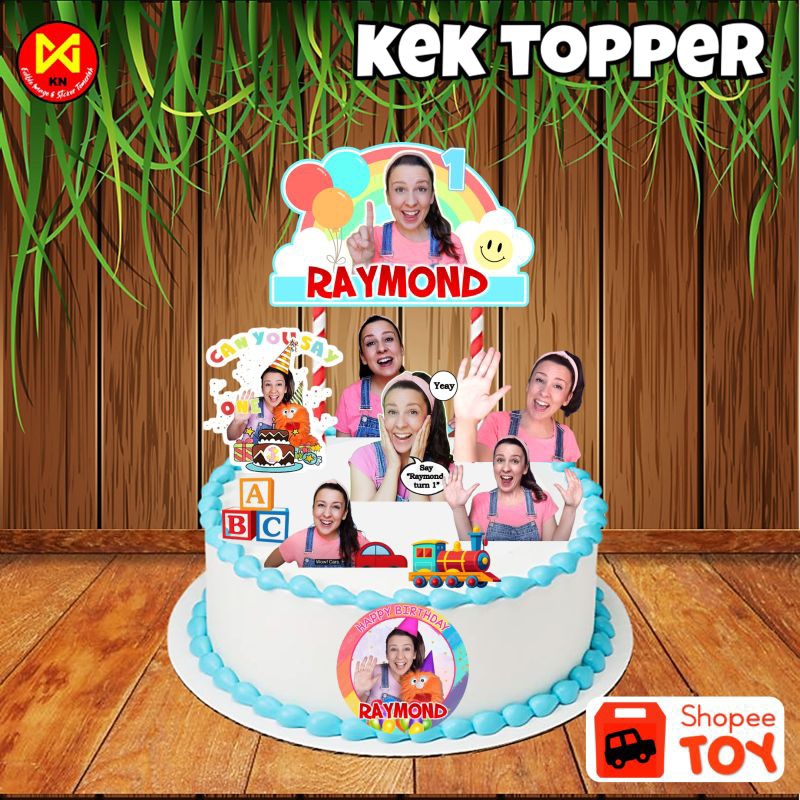 Kek Topper Mr Rachel Blue | Shopee Malaysia