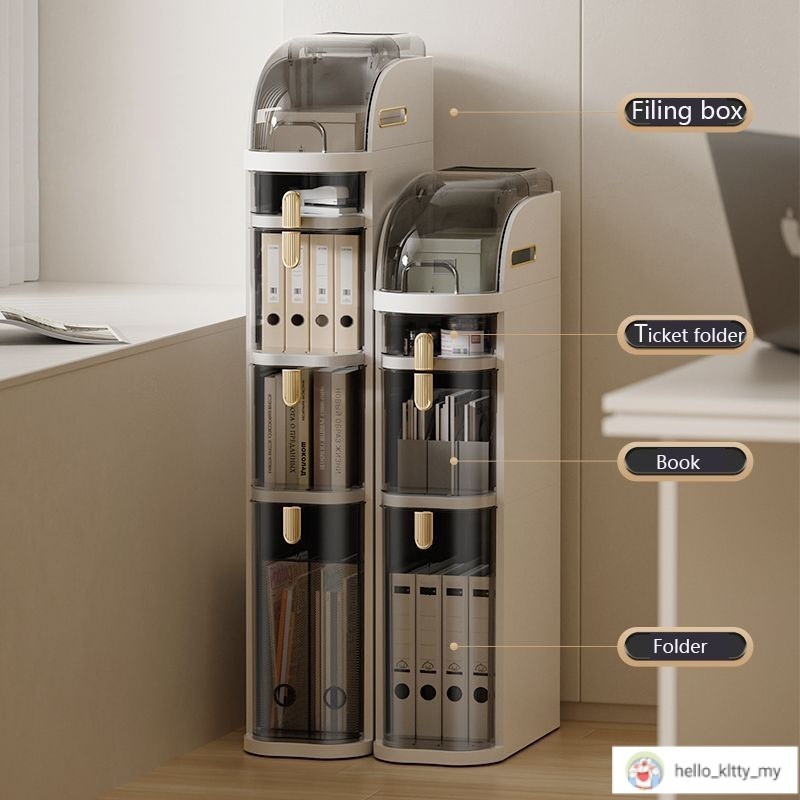 18cm Storage cabinet Multipur pose Rack Rak Buku Kabinet Storage Books ...