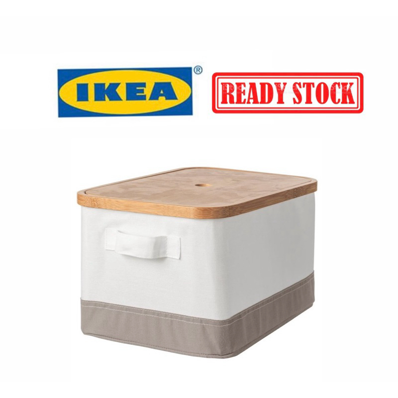 IKEA RABBLA storage box with lid, 25x35x20 Shopee Malaysia