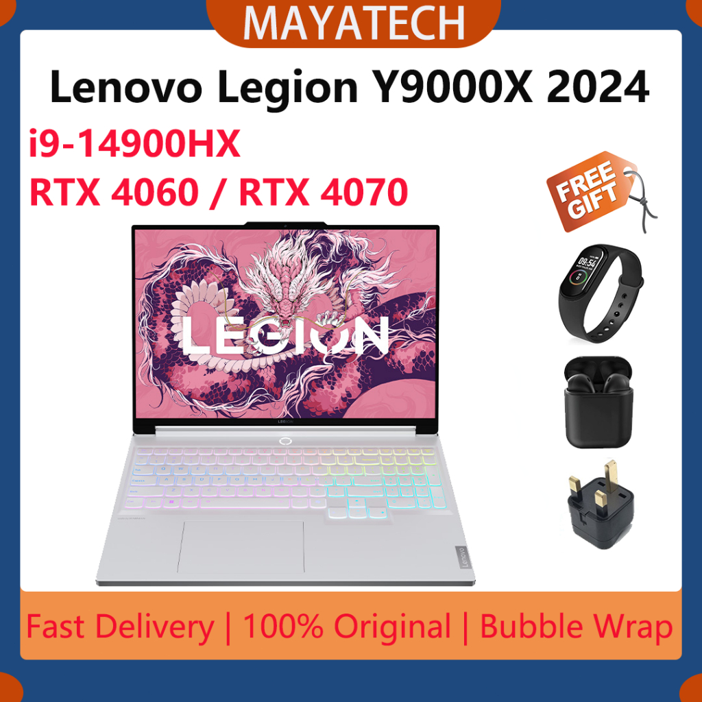 Lenovo Legion Y9000X 2024 Gaming Laptop i9-14900HX 16 Inch 165Hz Screen ...