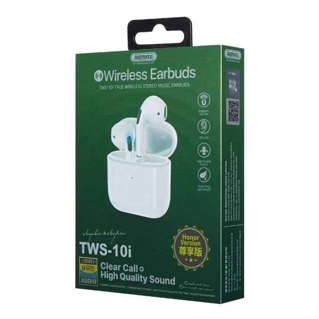 REMAX TWS-10i Wireless Bluetooth Earbuds Headset / Super Bass / Noise ...