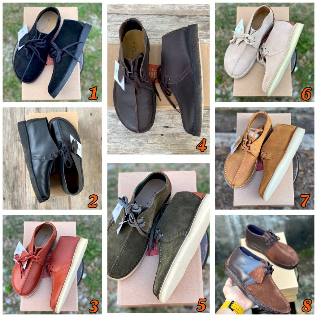 READY STOCK CLARKS DESERT TREK Genuine Leather Smart Casual S1690001 KASUT KULIT LELAKI MEN MAN SHOES Shopee Malaysia