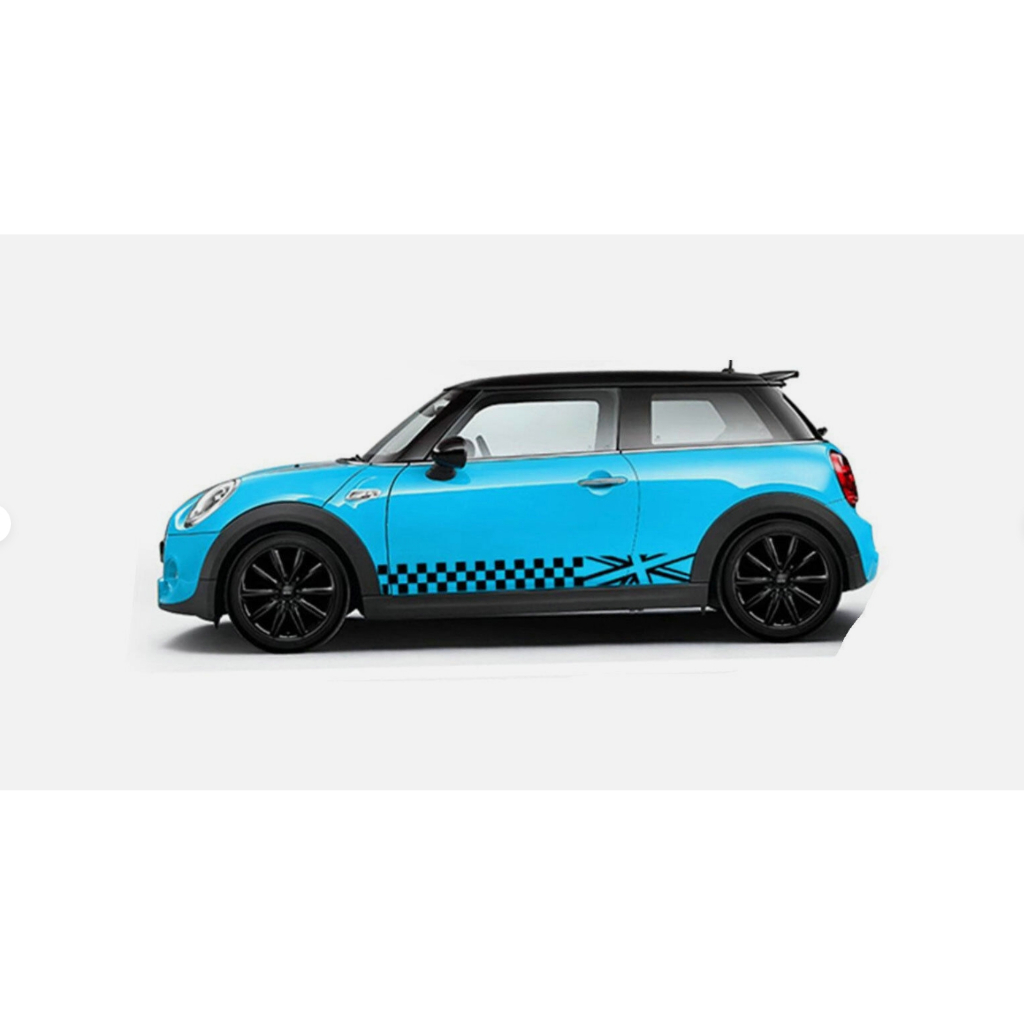 Graphic Union Jack Racing Flag Sticker Decal For Mini Cooper Countryman ...