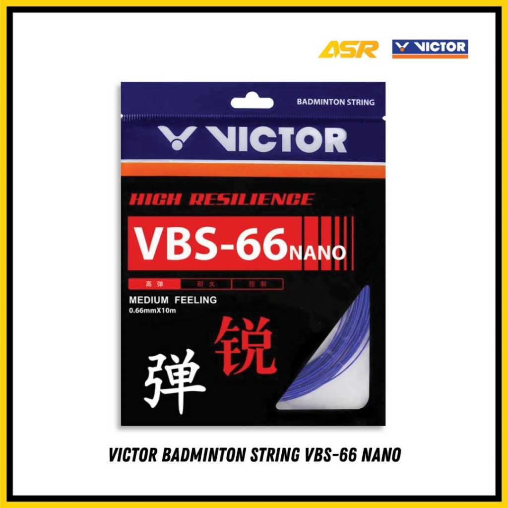Victor Badminton String VBS-66 Nano / Tali Badminton Victor VBS-66 Nano ...