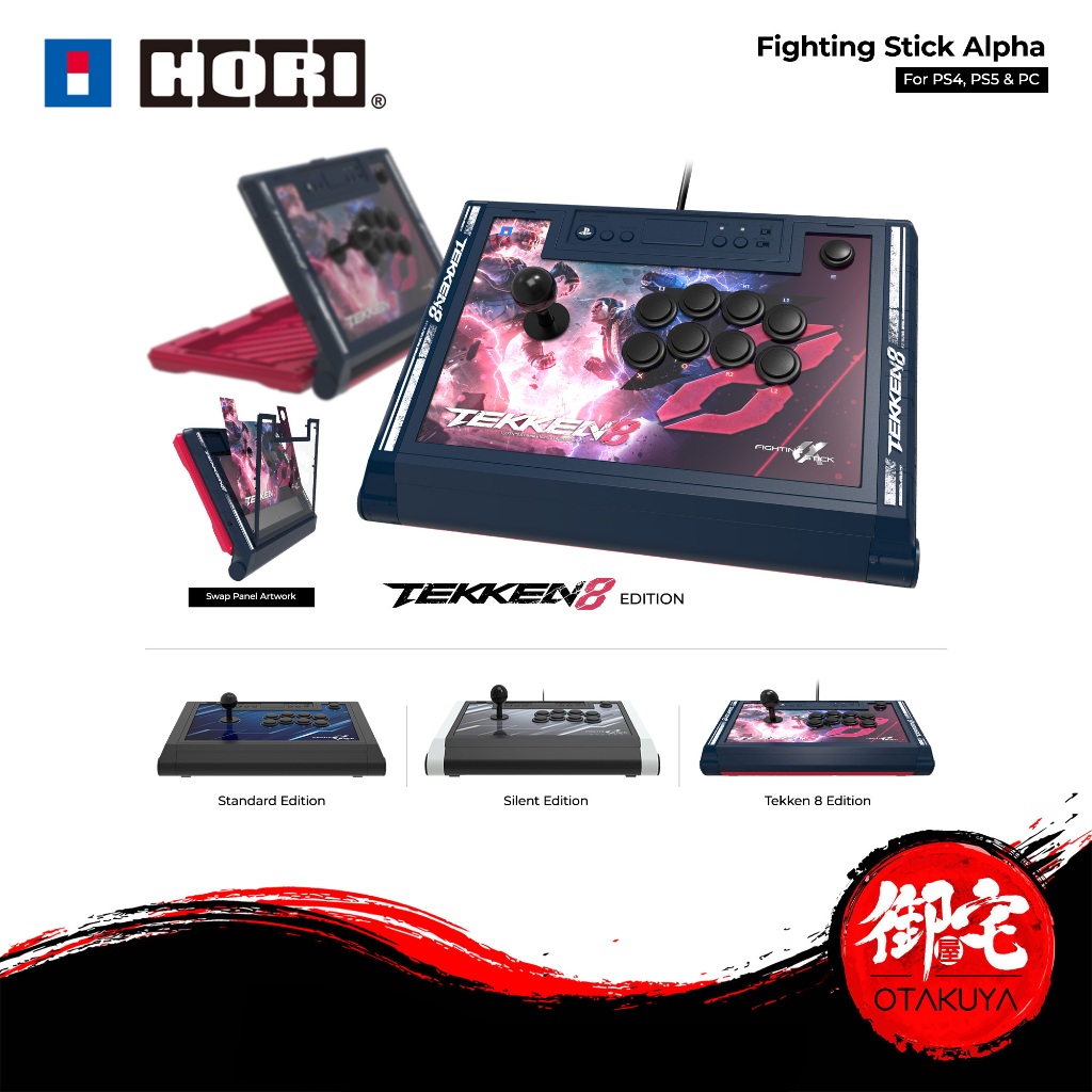 HORI Fighting Stick Alpha Standard/Alpha Silent/Tekken 8 HORI Fighting Stick Alpha Standard/Alpha Silent/Tekken 8