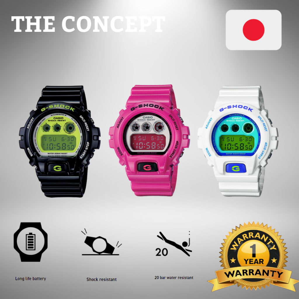 🔥100% Original Casio Japan Set G-Shock Crazy Color 2024 DW-6900RCS-1JF ...