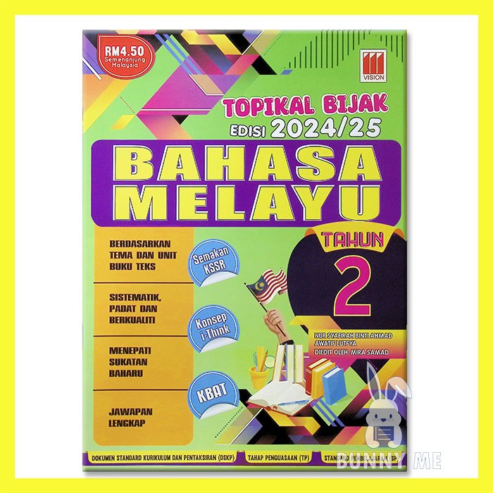 [BUNNY] 2024 Buku Latihan : Topikal Bijak Edisi 2024/25 Tahun 1.2.3 ...