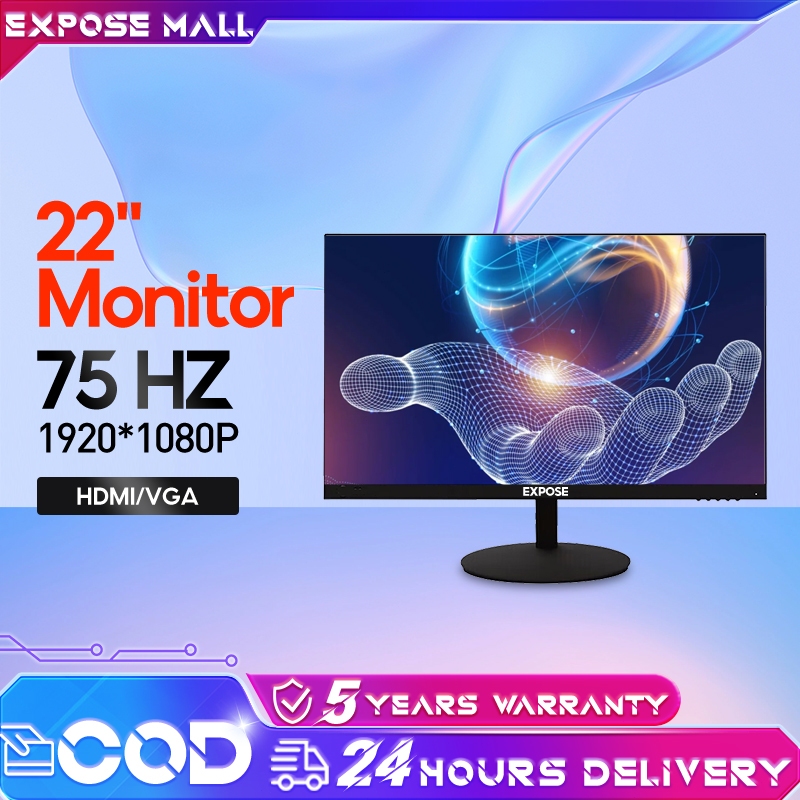 Monitor 24 Inch PC Moniter PS4/PS5 Gaming Monitor 19 Inch 75HZ 22 Inch ...