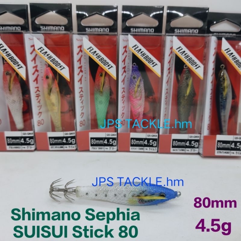 24'Shimano Sephia Suisui Stick 80 4.5g 80mm candat sotong shimano SUI SUI stick  80 flashboost QS-Q80X Shopee Malaysia