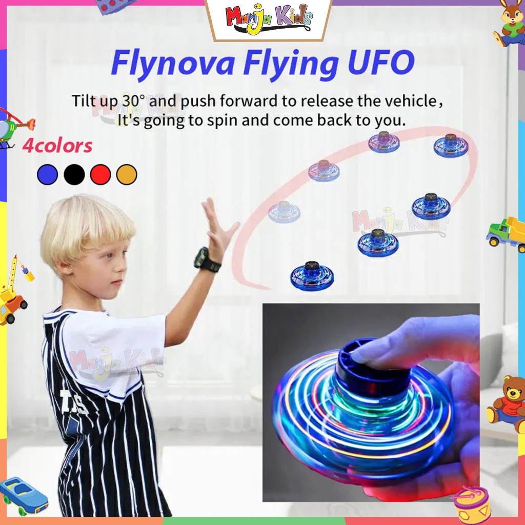 ⚡Ship in 24h⚡ Premium Flynova Flying UFO Toys Rotating Spinner ...