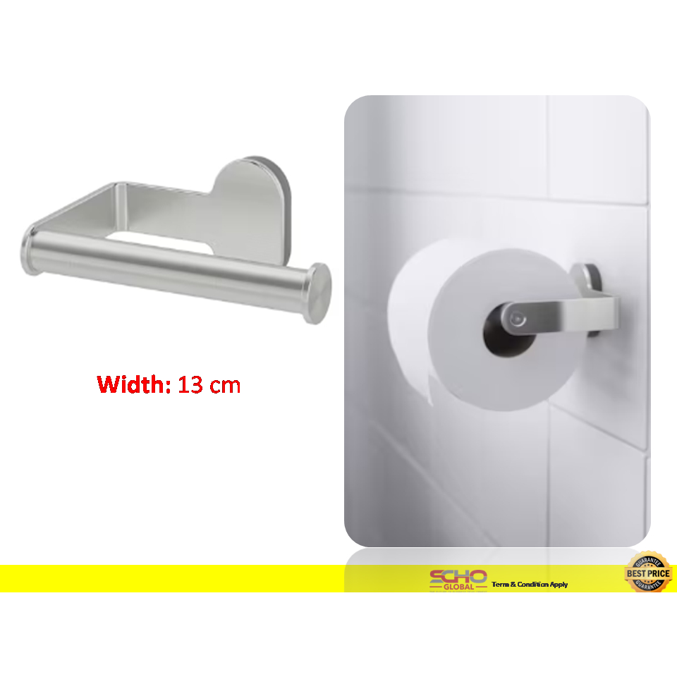 IKEABROGRUND Toilet roll holder, stainless steel Shopee Malaysia