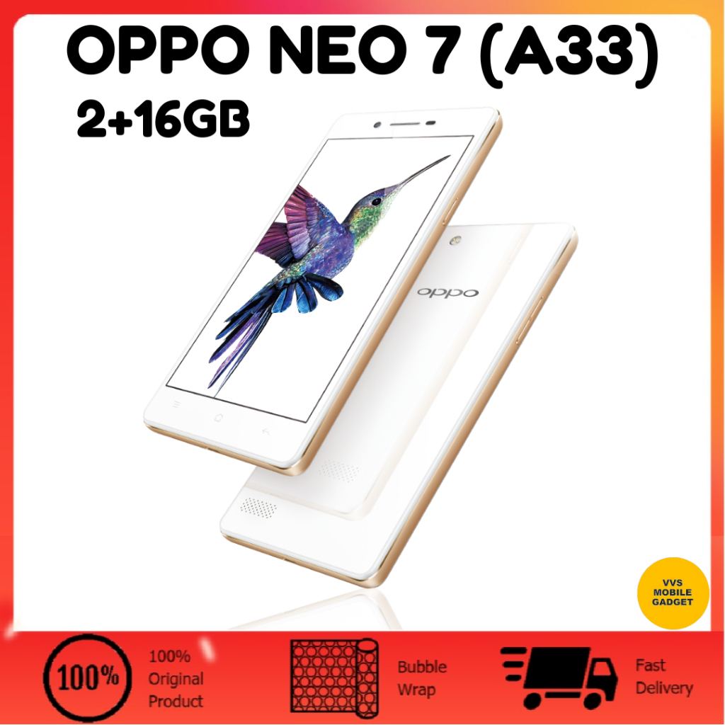 Oppo Neo 7 (A33/A33m) (2GB RAM│16GB ROM) 5.0 inch'' LTE Original Used ...