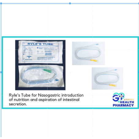 Hospitech RYLES TUBE with X-RAY LINE (nasogastric) (Size: 06/08/10/12 ...