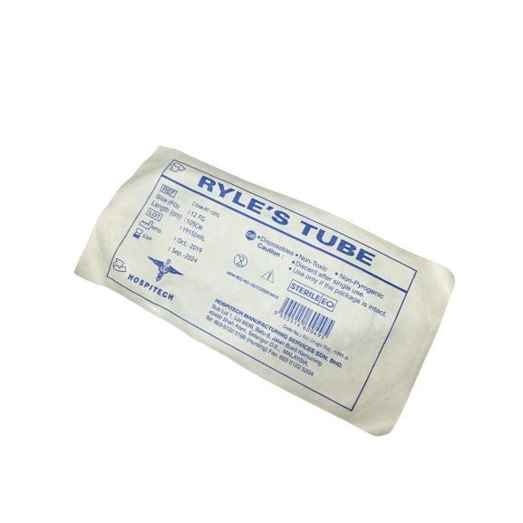 Hospitech RYLES TUBE with X-RAY LINE (nasogastric) (Size: 06/08/10/12 ...