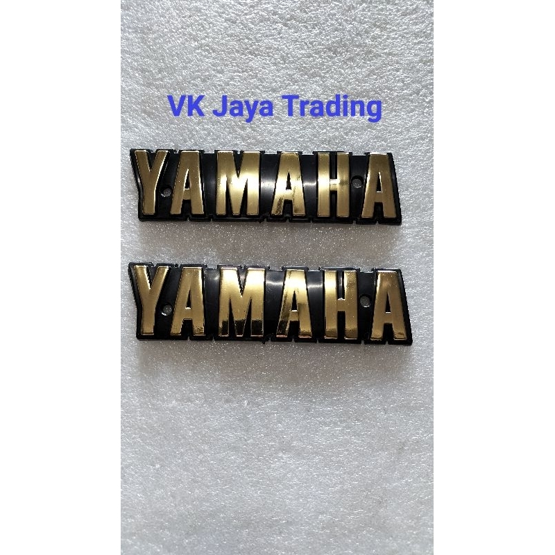 Yamaha Rxs 115 Fuel Tank Emblem Gold Colour 1set (2pc) | Shopee Malaysia