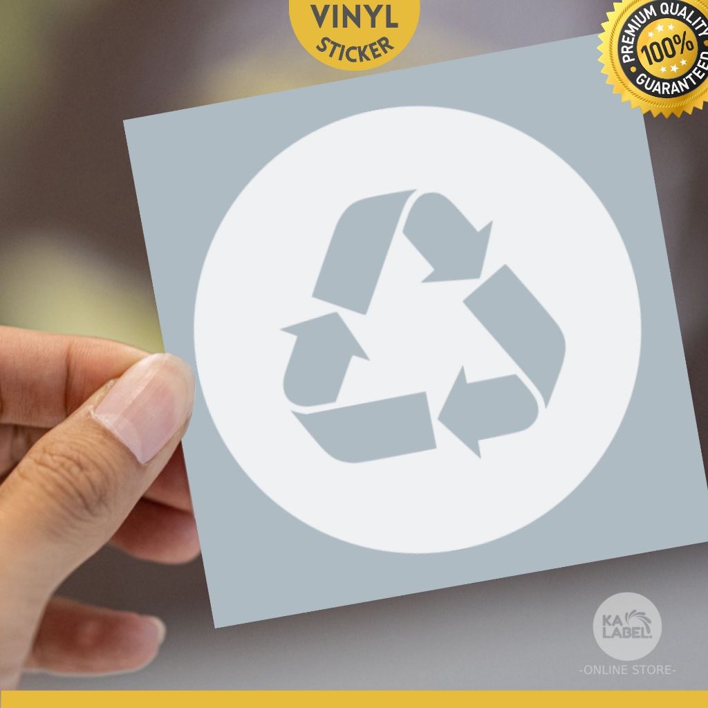 Ready Made 】Recycle - Vinyl Decal Sticker for Wheelie Bin / Wheely ...