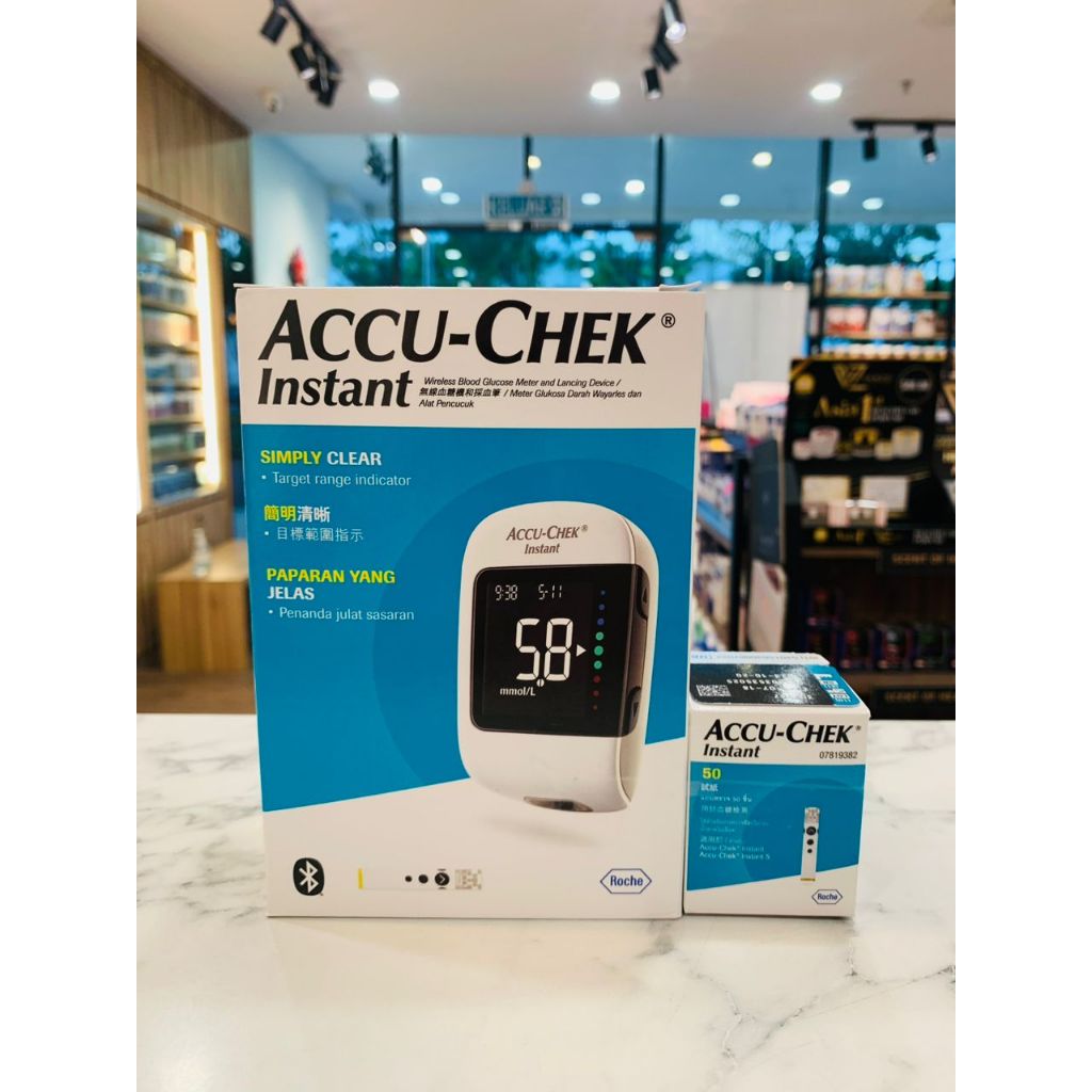 Preferred +】ACCU-CHEK INSTANT GLUCOMETER STARTER KIT | Shopee Malaysia