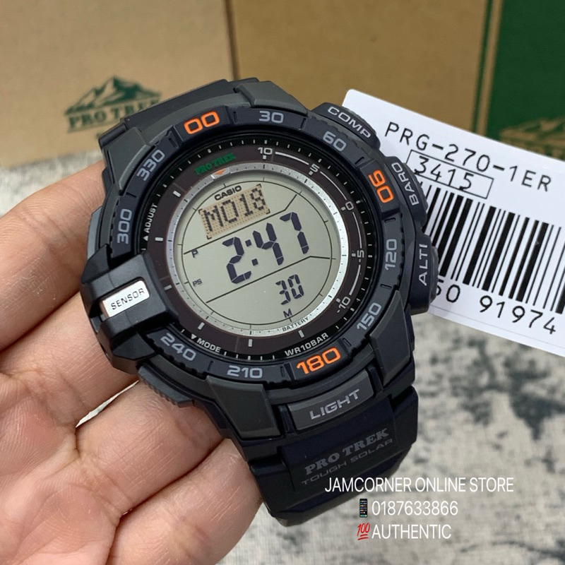 100 ORIGINAL CASIO PRO TREK PRG 270 1ER TRIPLE SENSOR WATCH Shopee Malaysia