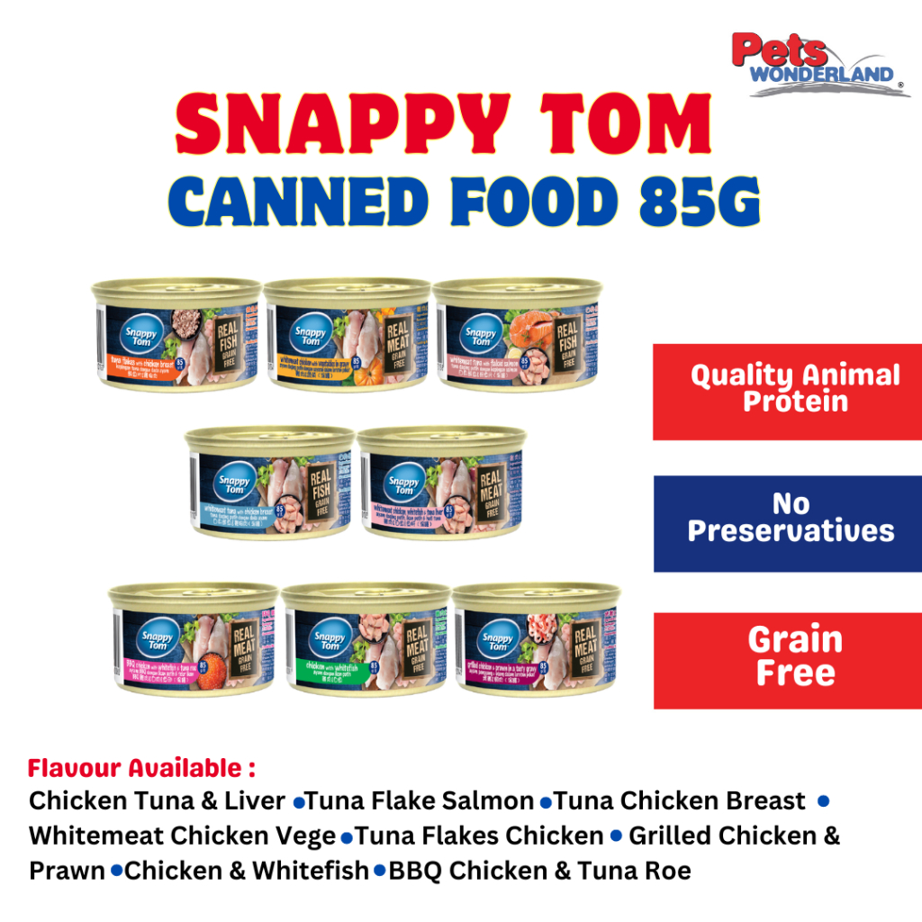 Snappy Tom Premium Cat Canned Food 85g | Shopee Malaysia