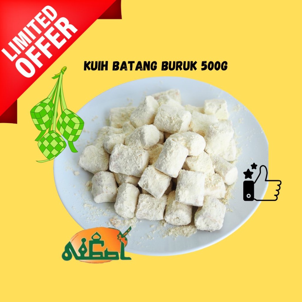 RAYA PROMOTION Kuih Batang Buruk Kacang Hijau 500g | Shopee Malaysia