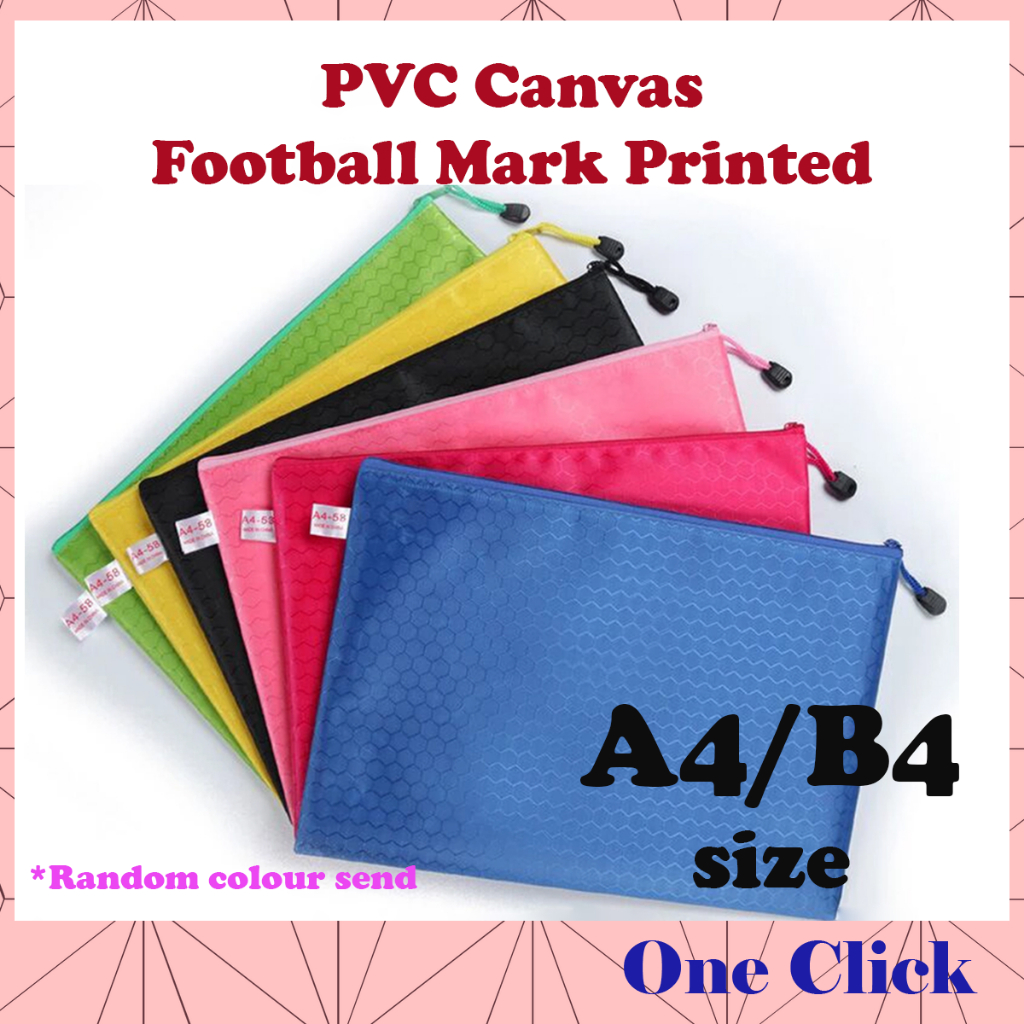 High Quality Thick B4/A4 Zip Folder Document PVC File Zipper Bag ...