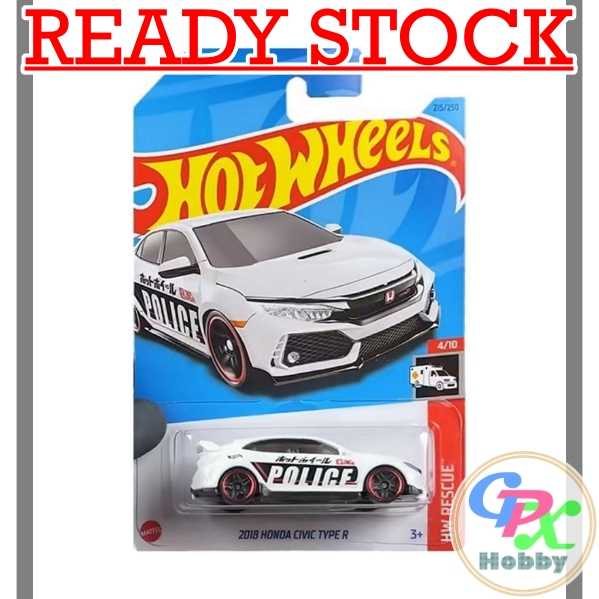 Hotwheels HONDA CIVIC TYPE R 2018 FK8R Mattel Shopee Malaysia