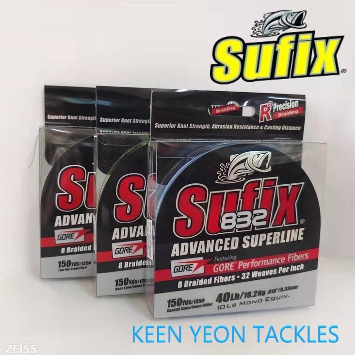 Línea De Pesca Sufix 832 Advanced Superline Braid, 10 Lb/300 | Envío gratis