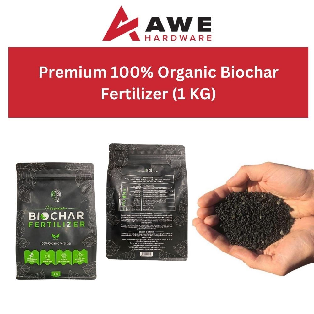 Premium 100% Organic Biochar Fertilizer 1kg Baja Tanaman Subur Organik ...