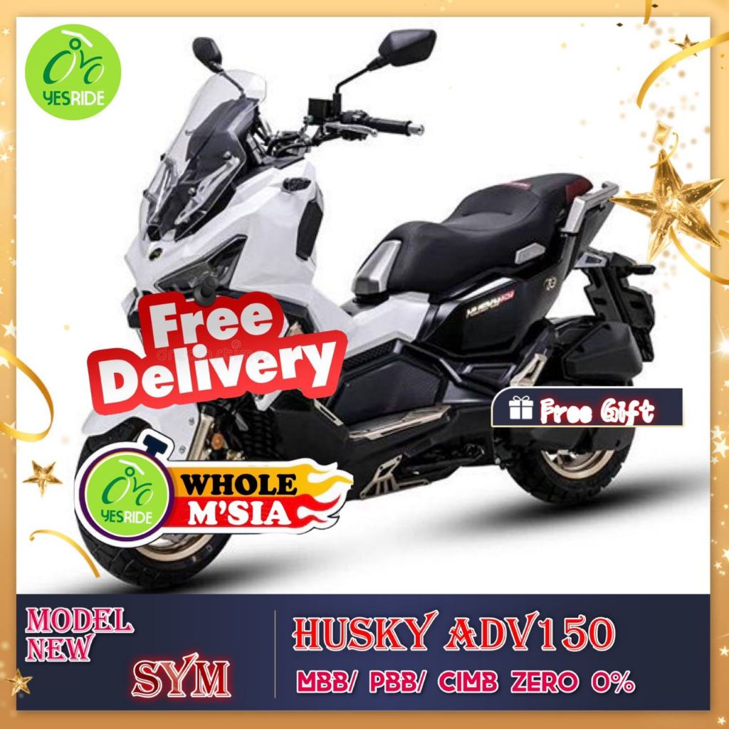 SYM ADV150 HUSKY new model Interchange Shopee Malaysia