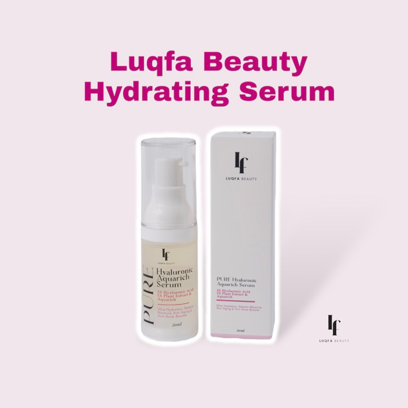 Luqfa Beauty Pure Hyaluronic Aquarich Serum Ori HQ luqfabeauty | Shopee ...