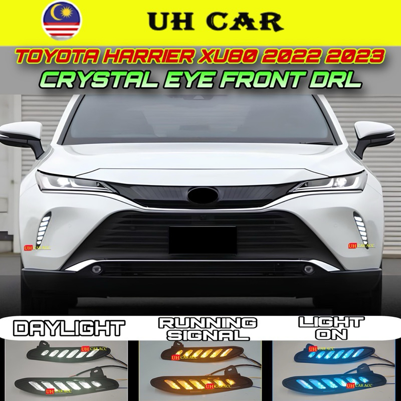 (CRYSTAL EYE) Toyota Harrier XU80 2022 2023 2024 Front Bumper Led Drl ...