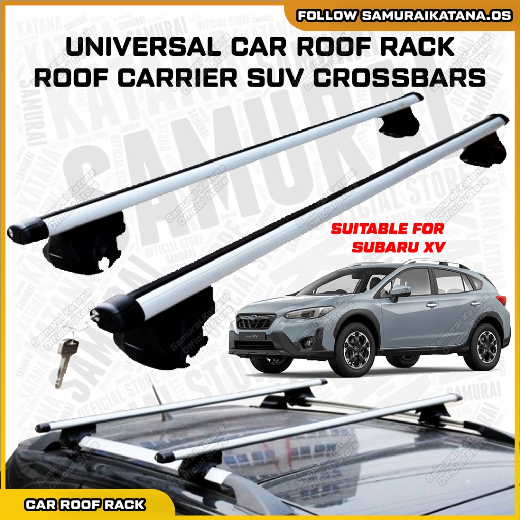 🗄️ For Subaru XV SUV Car Roof Rack Bar Luggage Carrier Car With Side ...