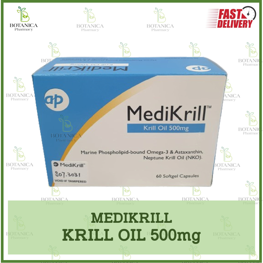 Medikrill Krill Oil 500mg 60'S (Exp 04/2025) Shopee Malaysia