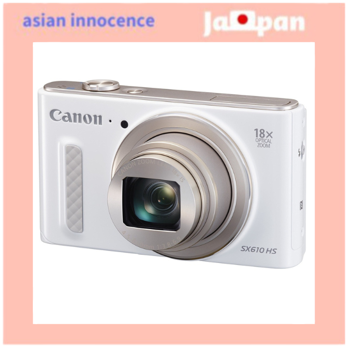 Canon Digital Camera PowerShot SX610 HS White 18x Optical Zoom PSSX610HS  (WH)【Direct from Japan】