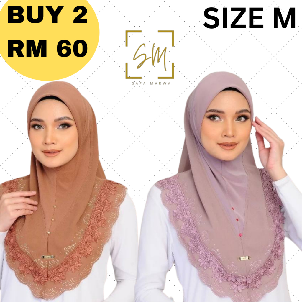 Tudung Lace | Tudung Sarung Sulam | Tudung Chiffon Sulam | Tudung ...