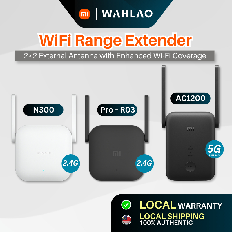 Xiaomi Mi Smart WiFi Range Extender AC1200 / Pro R03 Booster Repeater ...
