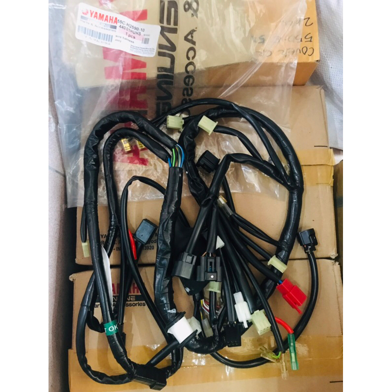 YAMAHA 💯 ORIGINAL 55C-H2590-10 LC135 5SPEED WIRE HARNESS ASSY FRAME ...